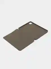 Тёмно-серый стильный чехол со шторкой для iPad