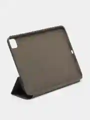 Тёмно-серый стильный чехол со шторкой для iPad