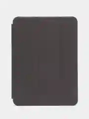 Тёмно-серый стильный чехол со шторкой для iPad