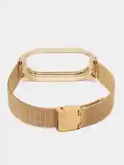 Черный ремешок для Xiaomi Mi Band 8, металлический, стальной, миланская петля