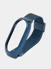 Синий ремешок для Xiaomi Mi Band 8, металлический, стальной, миланская петля