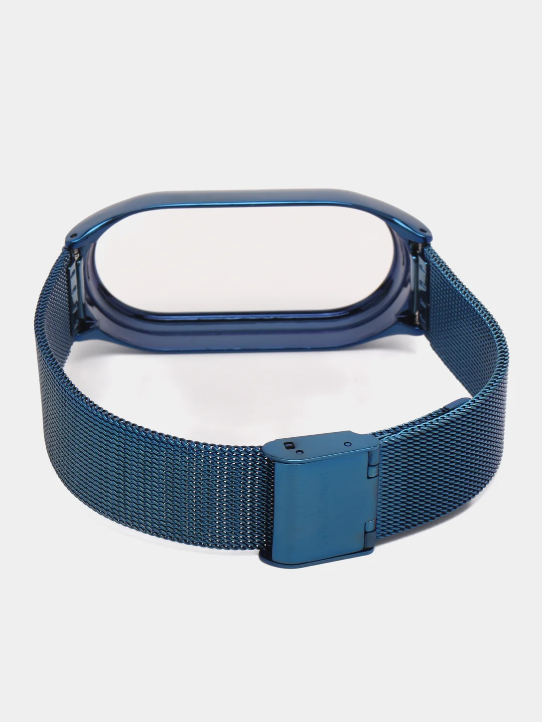 Синий ремешок для Xiaomi Mi Band 8, металлический, стальной, миланская петля