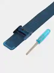 Синий ремешок для Xiaomi Mi Band 8, металлический, стальной, миланская петля