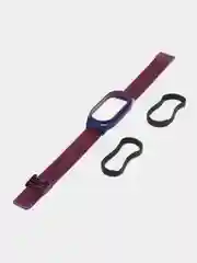 Фиолетовый ремешок для Xiaomi Mi Band 8, металлический, стальной, миланская петля