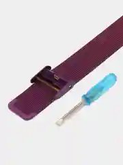 Фиолетовый ремешок для Xiaomi Mi Band 8, металлический, стальной, миланская петля