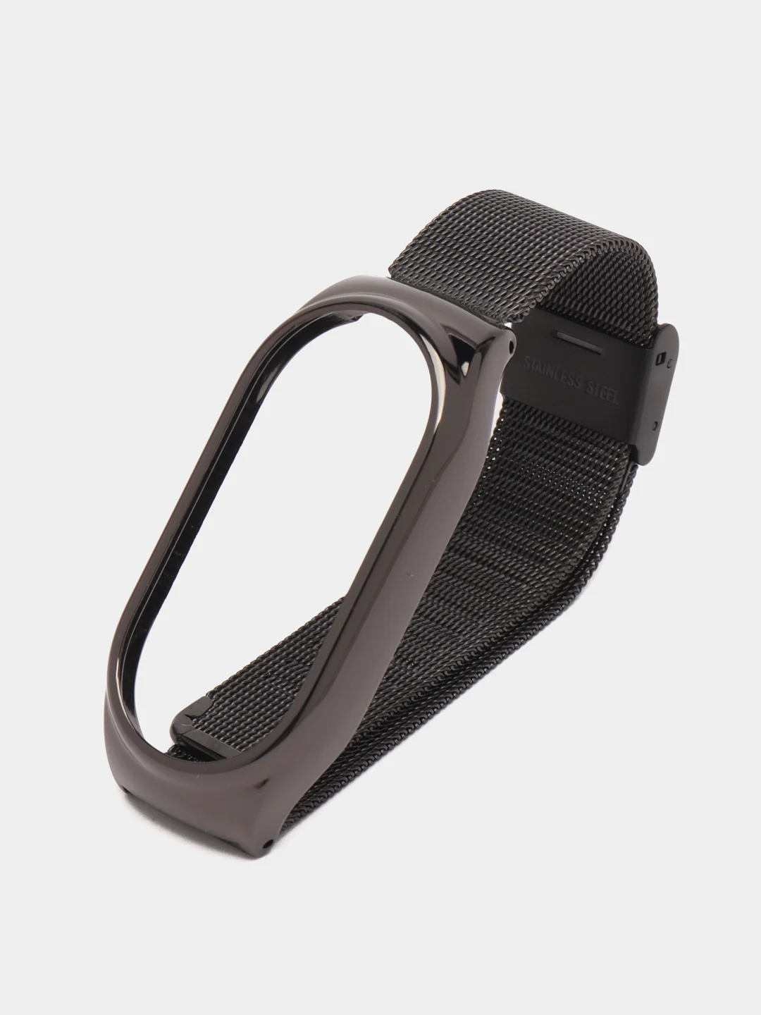 Черный ремешок для Xiaomi Mi Band 8, металлический, стальной, миланская петля