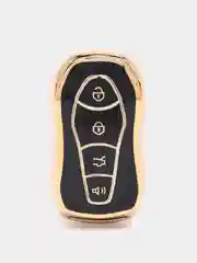 Багровый чехол из ТПУ для выкидного ключа Geely, 3 вида