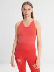 Розовый женский костюм для фитнеса и йоги