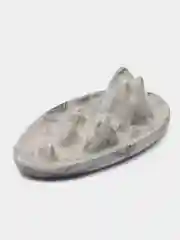 Серый подставка для благовоний гипсовая