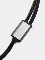 Синий меланж печать USB кабель Awei CL-987 Micro + Lightning 2in1, 1000 mm