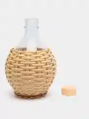 Бутыль NiNaGlass "Дамижана" 3 л. проз. с крышкой оплетенная