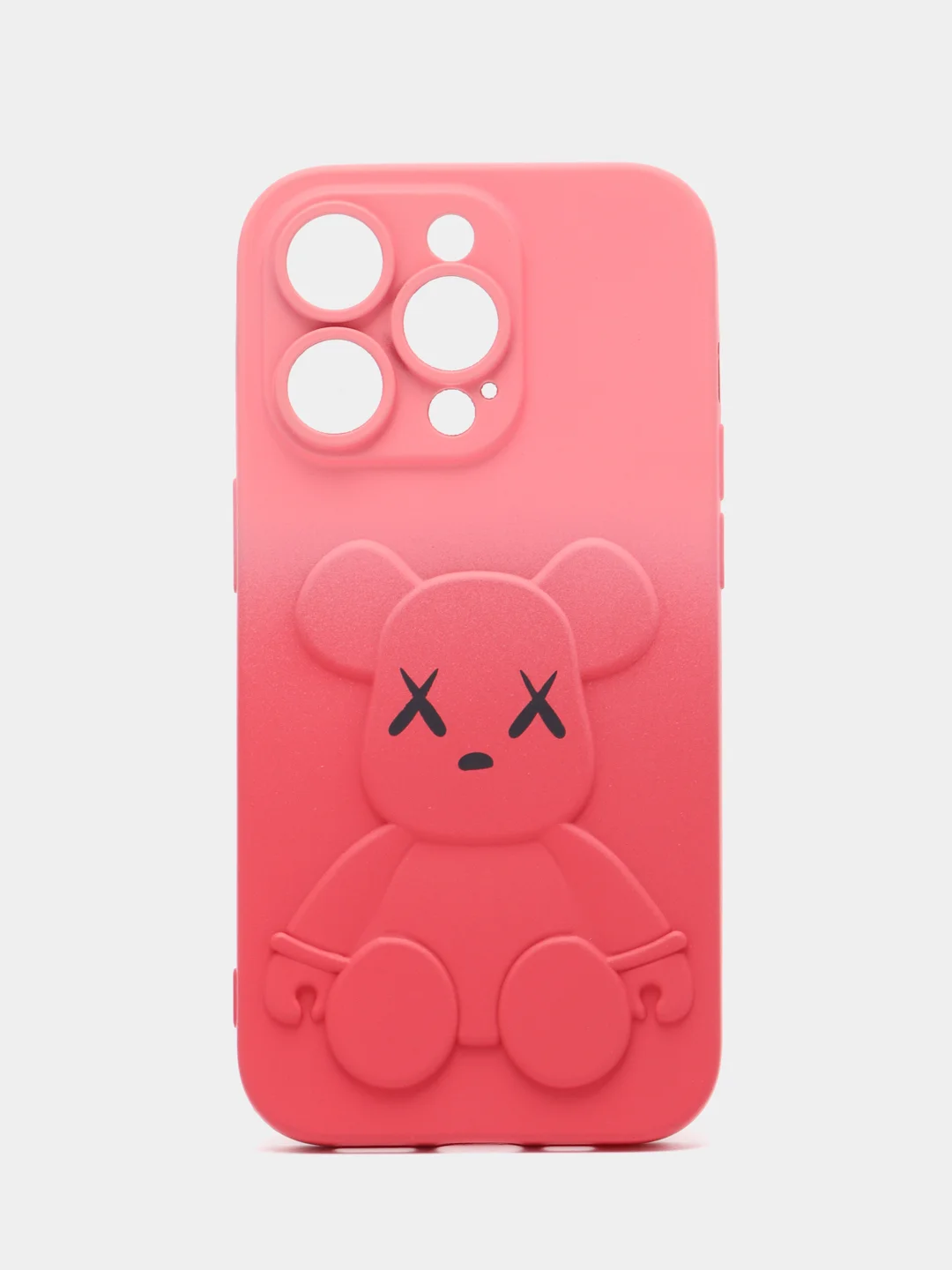Кораллово-розовый чехол для iPhone 14 13 12 11 Pro max plus XR силиконовый