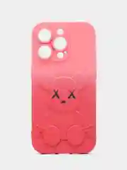 Кораллово-розовый чехол для iPhone 14 13 12 11 Pro max plus XR силиконовый