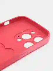Кораллово-розовый чехол для iPhone 14 13 12 11 Pro max plus XR силиконовый