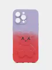 Кораллово-розовый чехол для iPhone 14 13 12 11 Pro max plus XR силиконовый