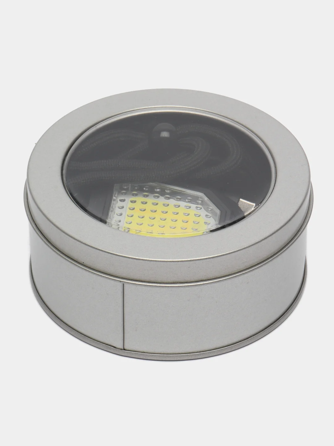 Фонарик, LED-брелок, аккумуляторный, с магнитом, карабином и электронной зажигалкой