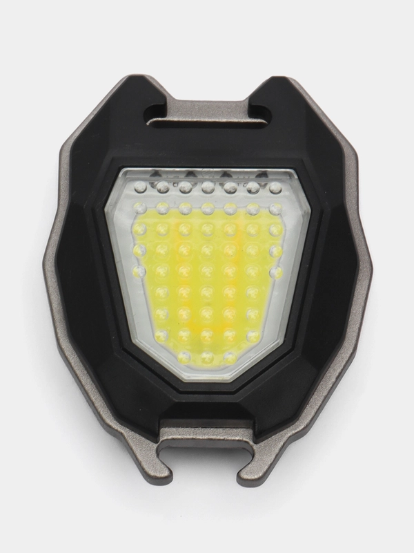Фонарик, LED-брелок, аккумуляторный, с магнитом, карабином и электронной зажигалкой