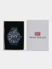 Синий мужские наручные часы Mini Focus MF0149G с календарём, в подарочной упаковке