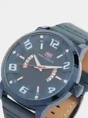 Синий мужские наручные часы Mini Focus MF0149G с календарём, в подарочной упаковке