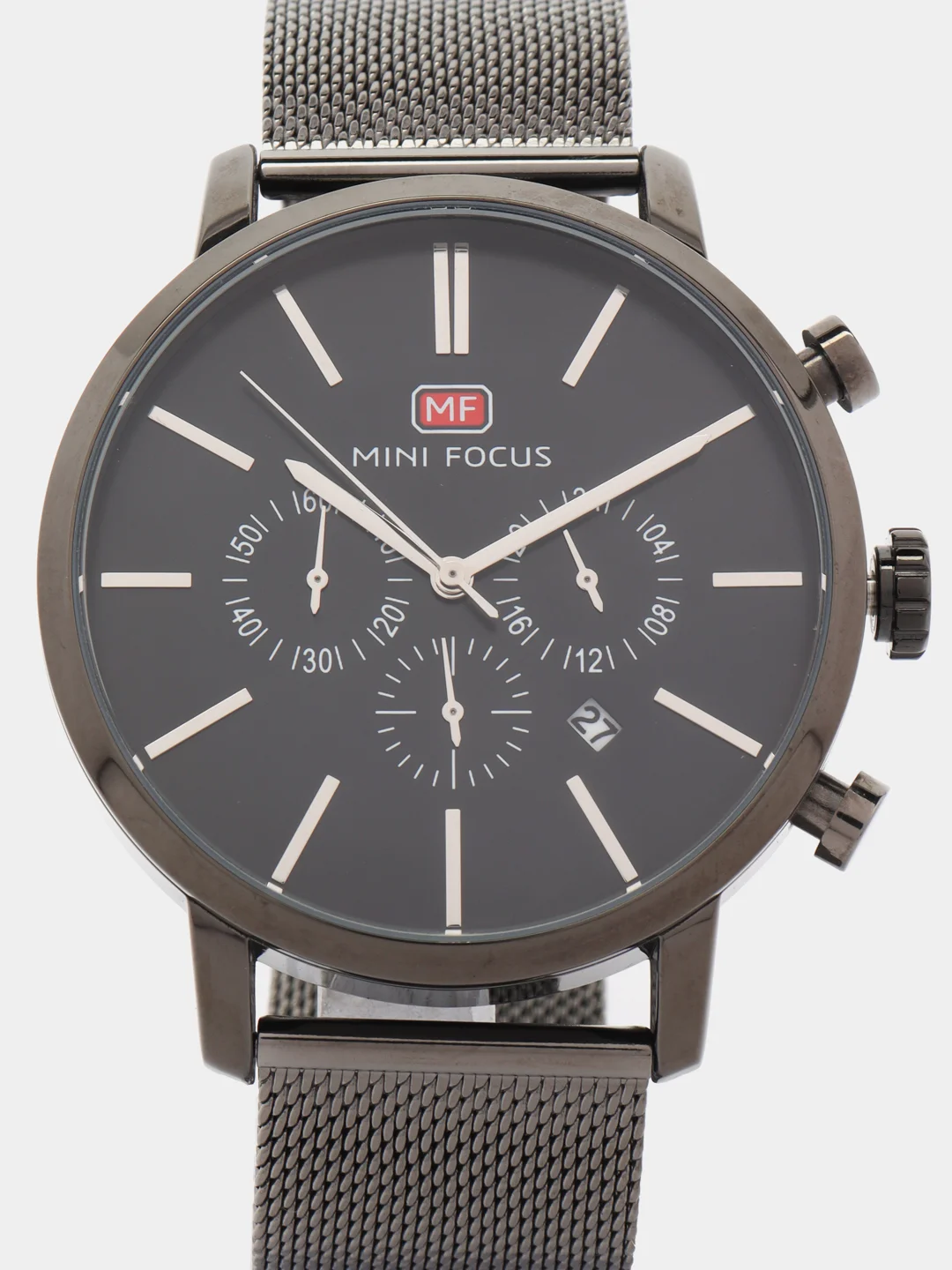 Серый мужские наручные часы Mini Focus MF0023G с хронографом, в подарочной упаковке