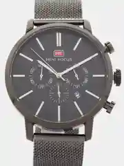Серый мужские наручные часы Mini Focus MF0023G с хронографом, в подарочной упаковке