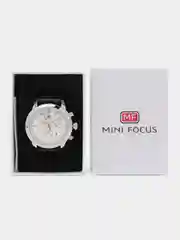 Серебряный мужские наручные часы Mini Focus MF0112G с хронографом, в подарочной упаковке