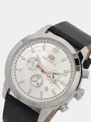 Серебряный мужские наручные часы Mini Focus MF0112G с хронографом, в подарочной упаковке