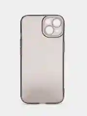 Черный чехол iPhone 15/14/13/12/11/Pro/Max/Mini/Plus/X/XR/XS/6S/7/8+/SE 2, прозрачный