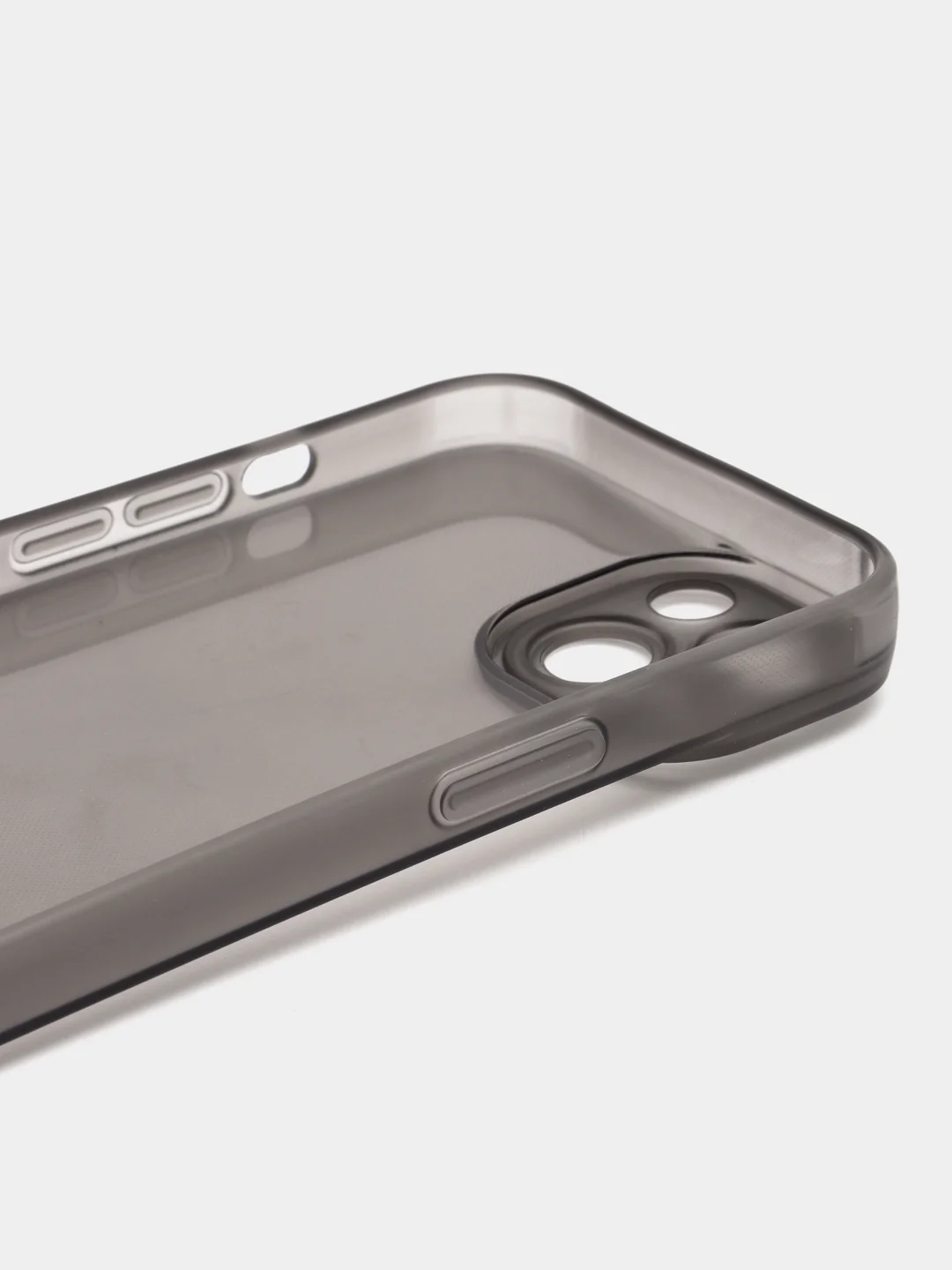 Черный чехол iPhone 15/14/13/12/11/Pro/Max/Mini/Plus/X/XR/XS/6S/7/8+/SE 2, прозрачный