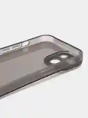 Черный чехол iPhone 15/14/13/12/11/Pro/Max/Mini/Plus/X/XR/XS/6S/7/8+/SE 2, прозрачный