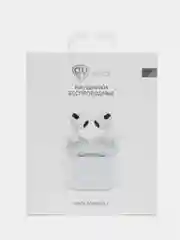 Наушники беспроводные 30/350мАч, зарядка Qi