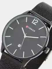 Черный мужские наручные часы Curren 8231 в подарочной упаковке