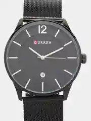Черный мужские наручные часы Curren 8231 в подарочной упаковке