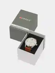 Медный мужские наручные часы Curren 8265 с календарём в подарочной упаковке