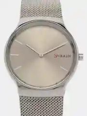 Серебряный мужские наручные часы Curren 8256 в подарочной упаковке