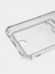 Марсала чехол для Samsung Galaxy A12 / M12, Самсунг Галакси А12 / М12 прозрачный, с карманом для карты