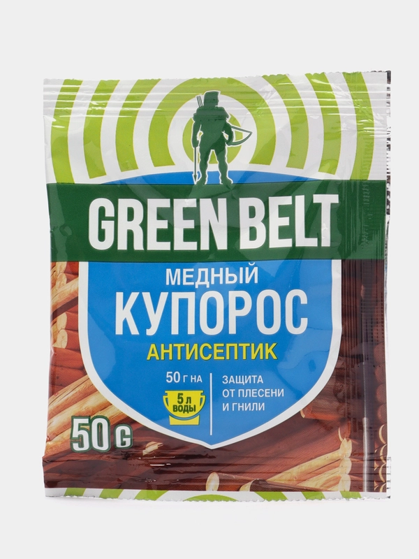 Медный купорос 50 г, антисептик защита от плесни и гнили