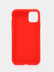 Желтый чехол для IPhone 11 Pro Max силиконовый, с ремешком на руку в комплекте