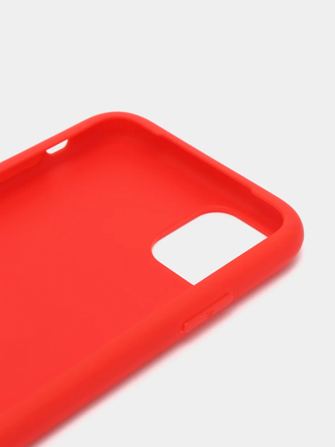 Желтый чехол для IPhone 11 Pro Max силиконовый, с ремешком на руку в комплекте