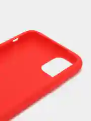 Желтый чехол для IPhone 11 Pro Max силиконовый, с ремешком на руку в комплекте