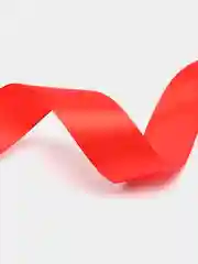 Красный лента атласная, 25 мм