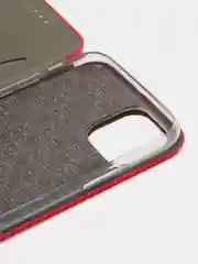 Красный чехол-книжка для iPhone 11 Pro, 11 Про, экокожа