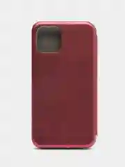 Бордовый чехол-книжка для iPhone 11 Pro, 11 Про, экокожа