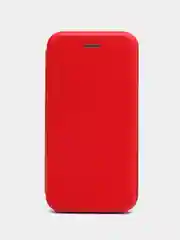 Красный чехол-книжка для iPhone 7, iPhone 8, экокожа