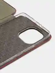 Бордовый чехол-книжка для Xiaomi Mi 11 / Mi11 / Сяоми Ми 11 (Сяоми Ми11)
