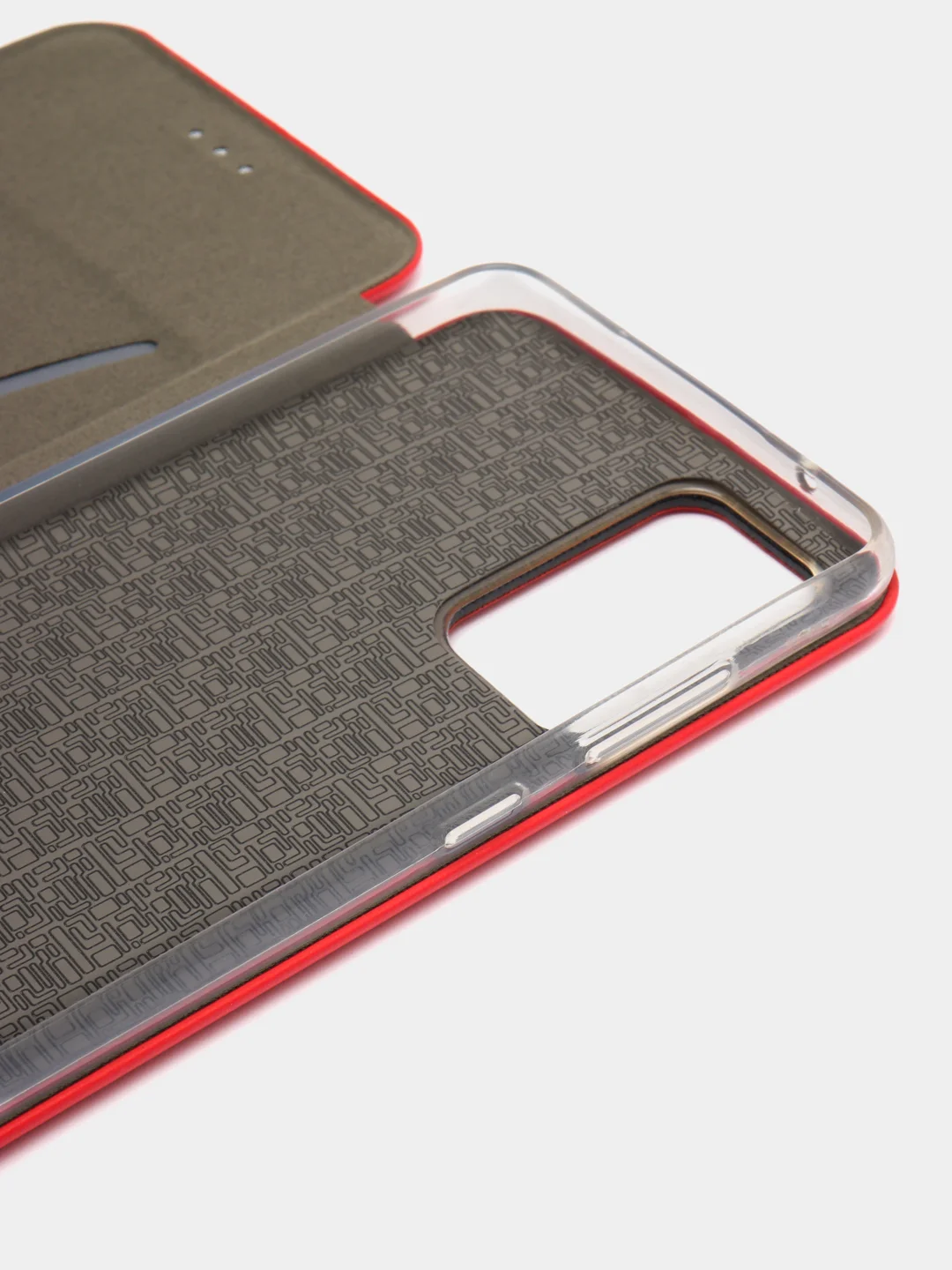 Красный чехол-книжка для Samsung Galaxy A 72, A72, экокожа (Самсунг А 72, А72)
