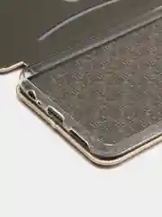 Золотой чехол-книжка для Xiaomi Redmi Note 9 / Note9 (Сяоми редми ноте 9), экокожа
