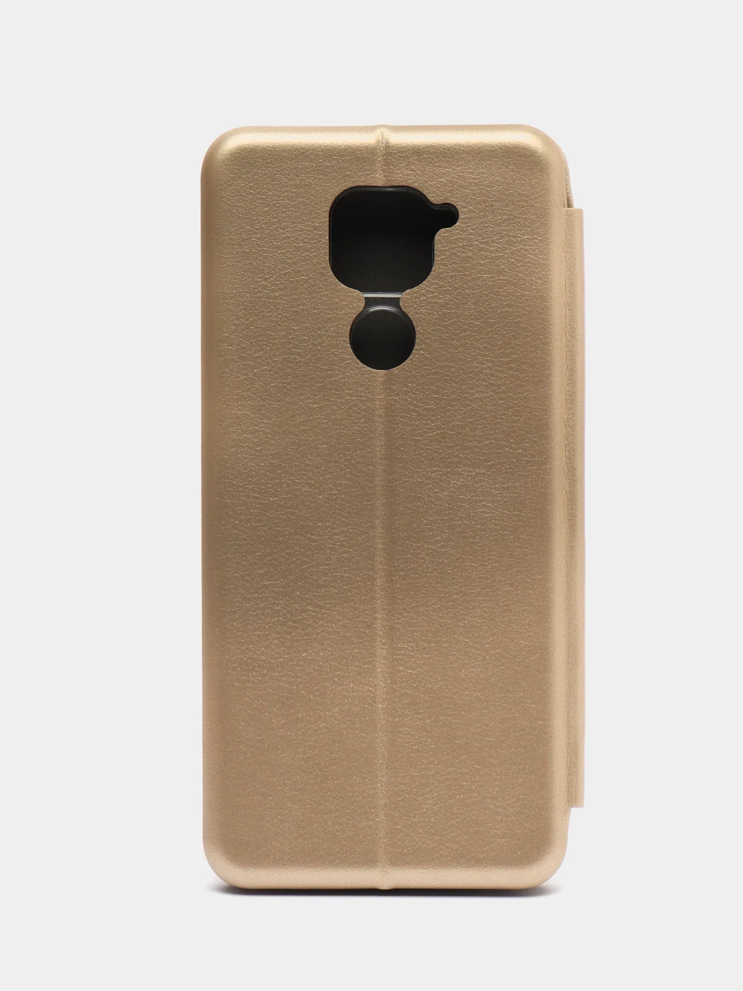 Золотой чехол-книжка для Xiaomi Redmi Note 9 / Note9 (Сяоми редми ноте 9), экокожа