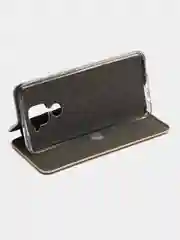Золотой чехол-книжка для Xiaomi Redmi Note 9 / Note9 (Сяоми редми ноте 9), экокожа