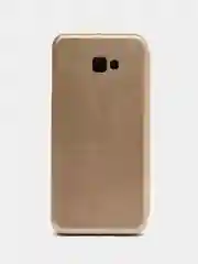 Золотой чехол-книжка для Samsung Galaxy J 4 +, Samsung Galaxy J 4 Plus, Самсунг J 4+, экокожа